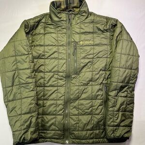 Columbia Vintage Men's Half Life Reversible Packable Puffer Jacket Coat - Large